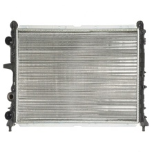 Car cooling radiator in heater radiator