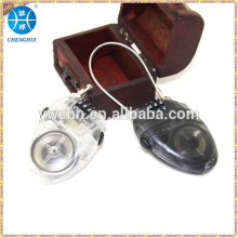 Flexible retractable cable lock with various colors luggage cable lock