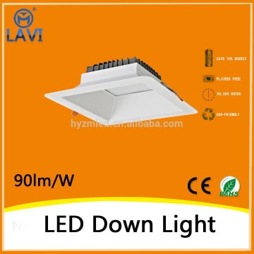 2015 new design recessed led downlight COB commercial square led lighting