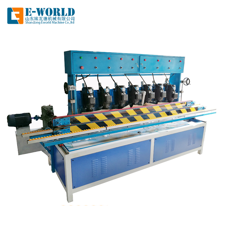 Multi-function 5 motors Straight Line Glass Edging Machine