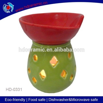 noble unique ceramic fragrance candle oil burner, bulb shape tea light oil burner,essence oil burner