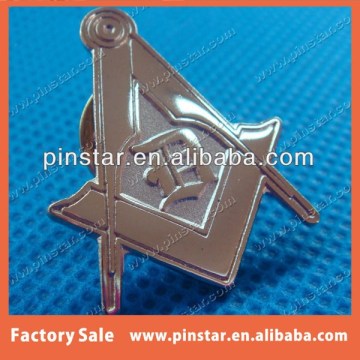 Customized Little Gold Square Die Casting Pin Badge