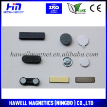 Permanent powerful magnetic name tag magnet