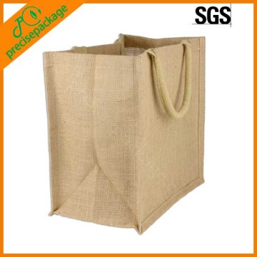 high quality customized jute shopping tote bags