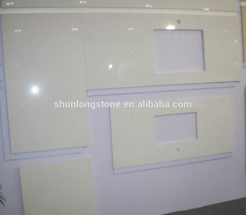 Artificial White Quartz Vanity top,Artificial Quartz countertop