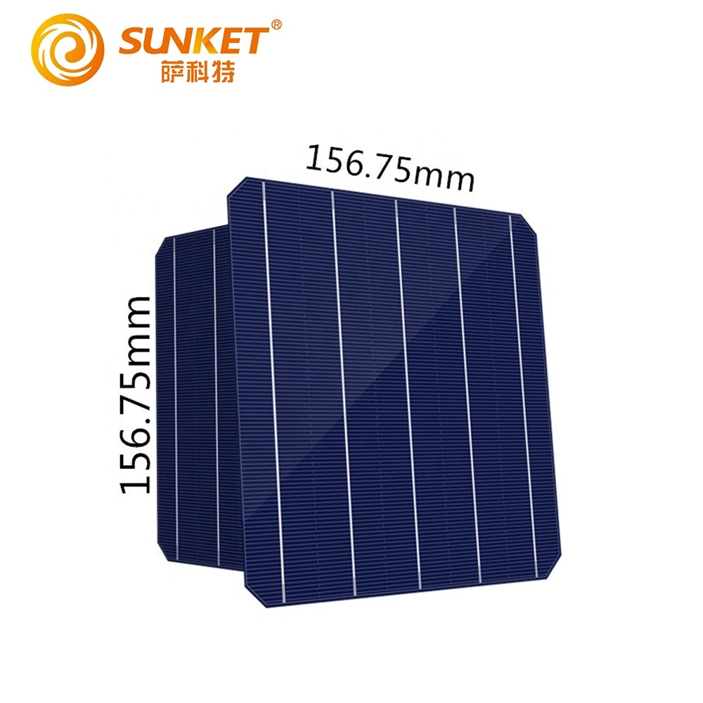 JA 156.75x156.75mm 5-5.1w mono solar cell China Manufacturers