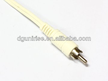 DC power cord with DC plug cordset