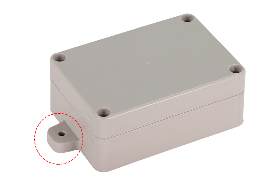 حاوية صندوق بلاستيك كهربائي مع صندوق تقاطع باب مع محطات ABS صندوق إحاطة عن بعد على الحائط PWM350