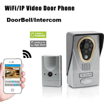 Security wireless video door phone motion detect infrared wireless doorbell camera