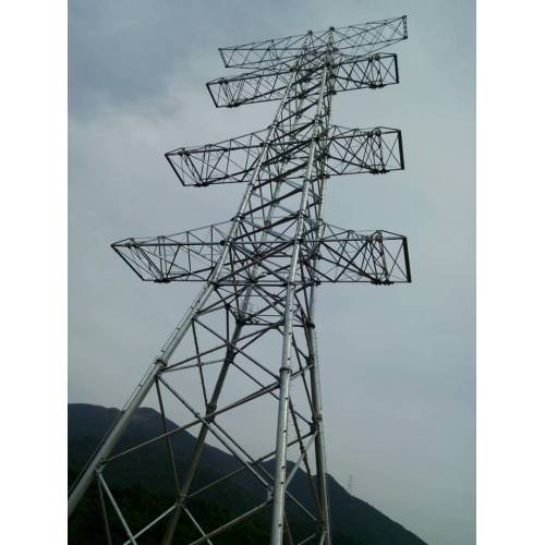 Torre elétrica tubular de aço 500kV