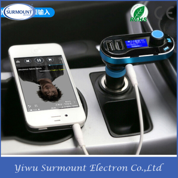 T66 Wireless Bluetooth FM Transmitter MP3 Player Car Kit Black Car MP3 Player FM Transmitter