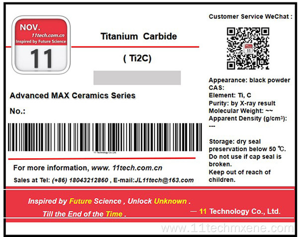 MAX phase ceramics Ti2C monolayer dispersed solution