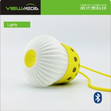 New product low price portable mini Hallowmas lantern led Bluetooth speaker