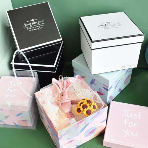 Cajas de embalaje Caja de regalo blanca para velas de regalo