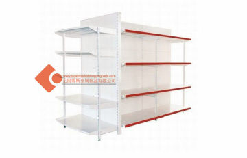 Snack Food Four Post Gondola Shelving Heavy Duty Display Racks