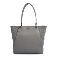 Borsa per notebook Borsa da donna in pelle patchwork con shopper