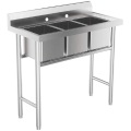 Commercial Three Compartment Utility Sink