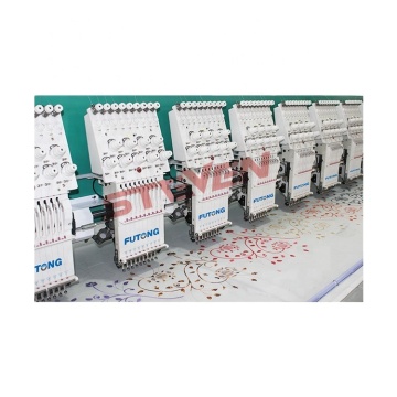 Chinese Cap Flat Finished Garment Embroidery Machine