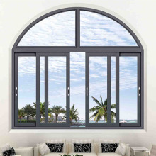 2019 aluminum transom window sliding window with arch transom
