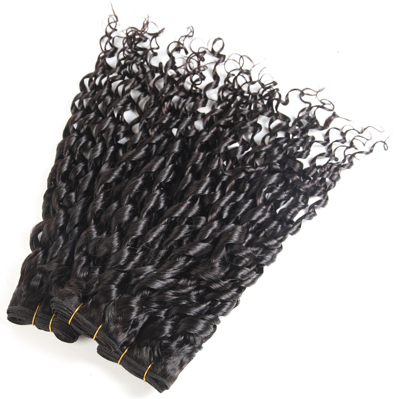 Hot Selling Double Drawn Virgin Funmi Hair pixie curl funmi hair