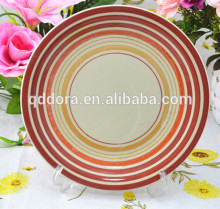 restaurant stoneware plates dishes,stoneware hand painted plate