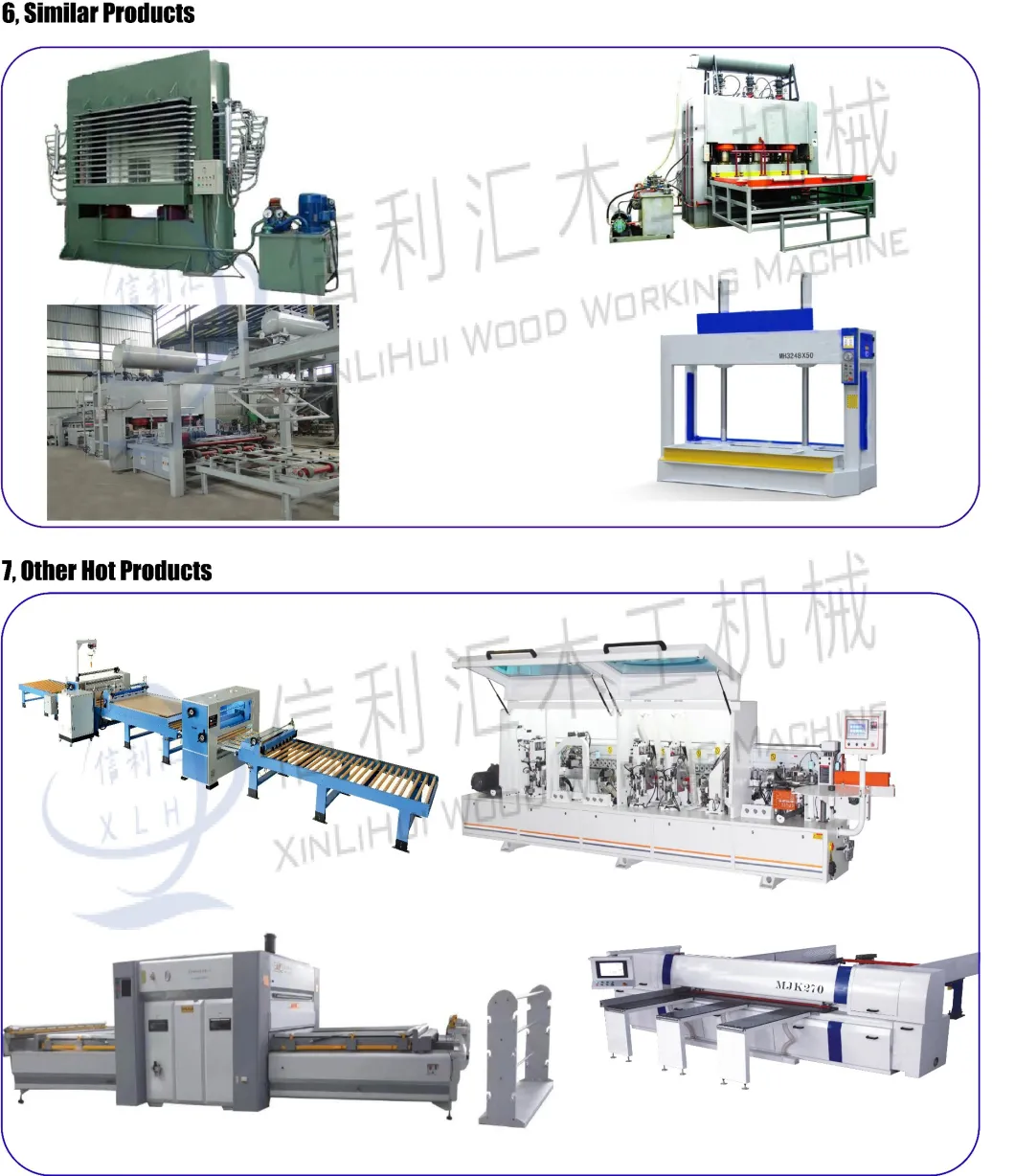 Interior Nature Wood Veneer Door Skin Moulding Press Machine/ Wood Faced Veneering Thermos Compressor Machine