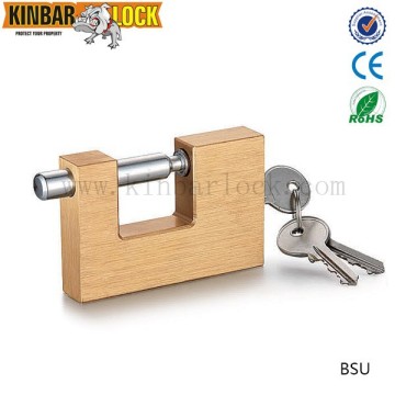 Rectangular padlock