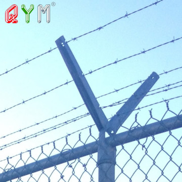 Security Chain Link Fence Airport Fence with Concertina Razor Barb Wire