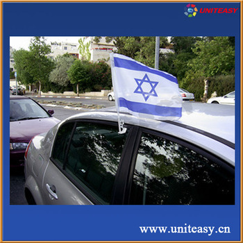 High Quality israeli car flag