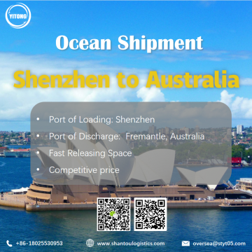 Cotizaciones de carga para el envío de Shenzhen a Fremantle