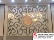 Hotel Lobby Metope Sculpture