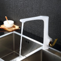 Brass hot cold kitchen sink faucet