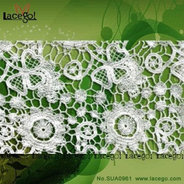 High quality 100% cotton allover Chemical Lace Fabric