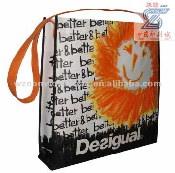 laminated non woven reusable tote bag