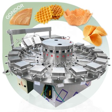 Automatic Donut Ice Cream Machine: Waffle Cones and Obleas on a Stick" 

However, to better fit the specific items mentioned like "Rolled Sugar Cone Waffle on a Stick Machine," a more precise title would be:

"Automatic Rolled Sugar Cone Waffle on a Stick