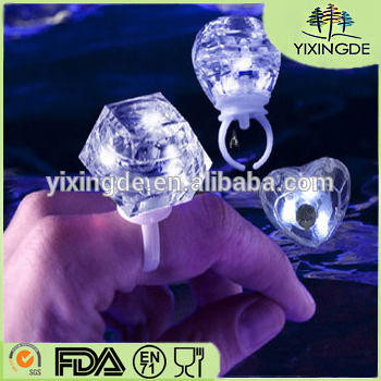 White LED Diamond Bling Rings