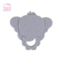 LFGB βαθμού Baby Teether Silicone Elephant Animal Toys Grow Teeth Toy