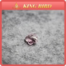 8mm shining transparent pattern glass beads