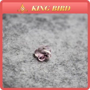 8mm shining transparent pattern glass beads