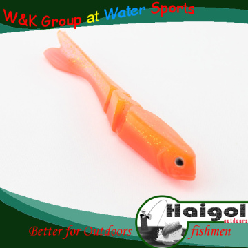 Glow light fishing lure, segmented floating fishing bait, bass fishing