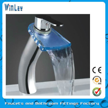 2014 New Glass Waterfall Basin Faucet