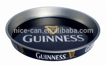 Bar Tin Beer Tray/serving tin tray