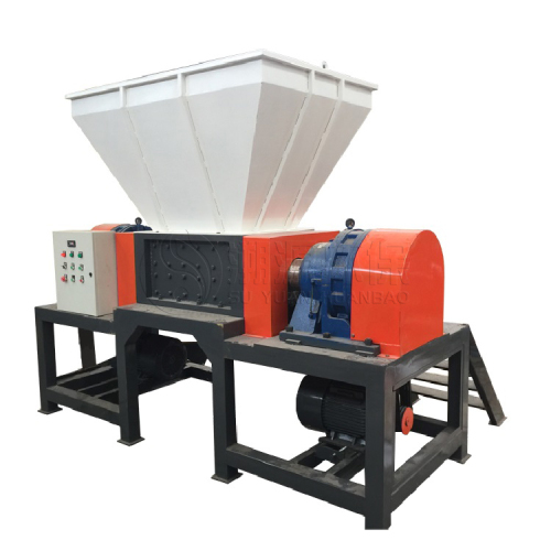 Waste plastic recycling shaft shredder machine for sale