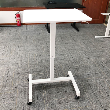 Mobile Laptop Desk Pneumatic Adjustable Desktop Desk