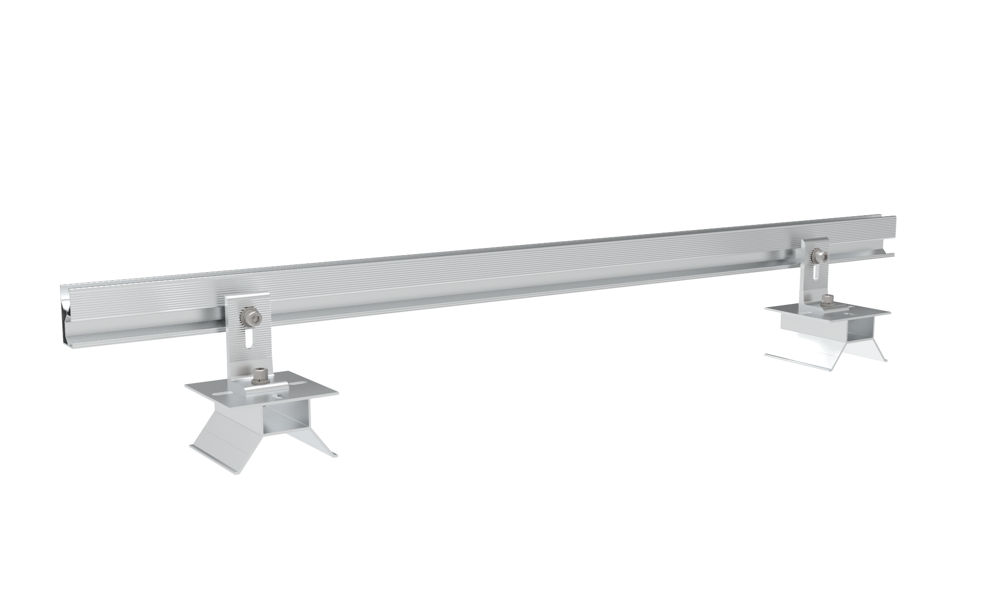 Abrazadera de tipo compuesto trapezoidal para costura alzada Trapezoidal Composite Type Clamp for Standing Seam
