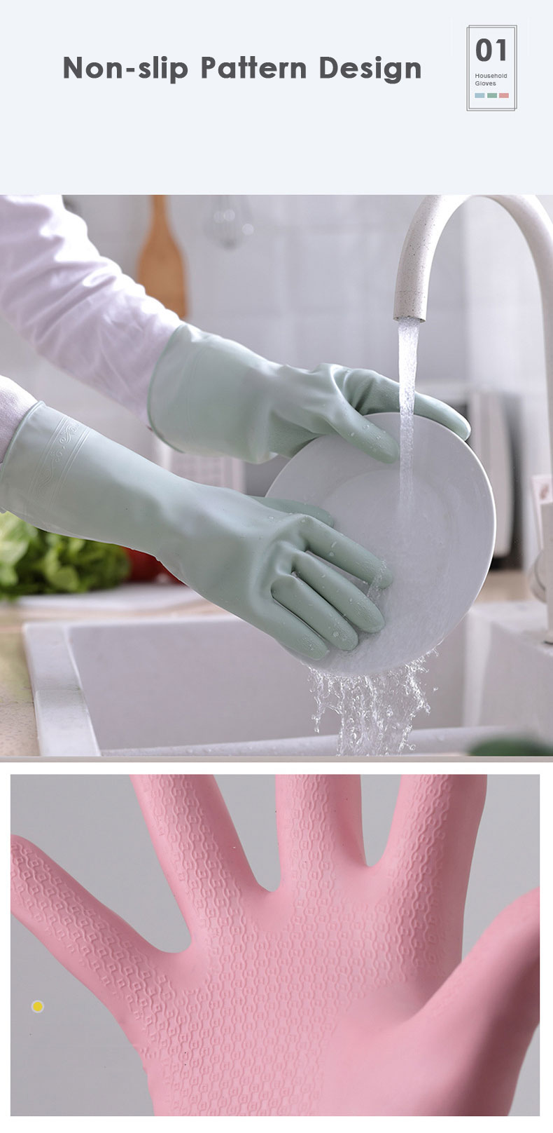 Silicone Dishwashing Gloves