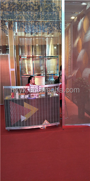 copper metal interior screen mesh for indoor decoration