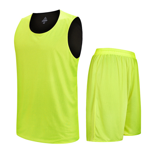 Double-layer reversible basketballl uniform