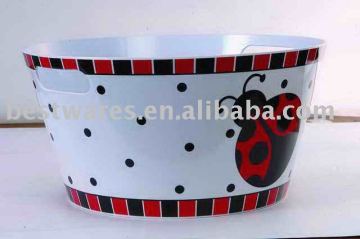 Party melamine ice bucket