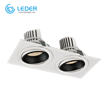 LEDER Эфектны дэкаратыўны 38W*2 LED Downlight